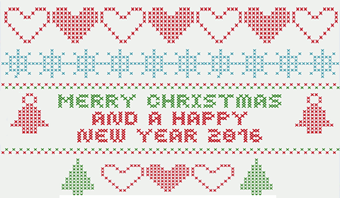  	Merry Christmas and a happy new year 2016!